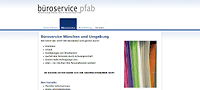 Website Erstellung Büroservice Pfab